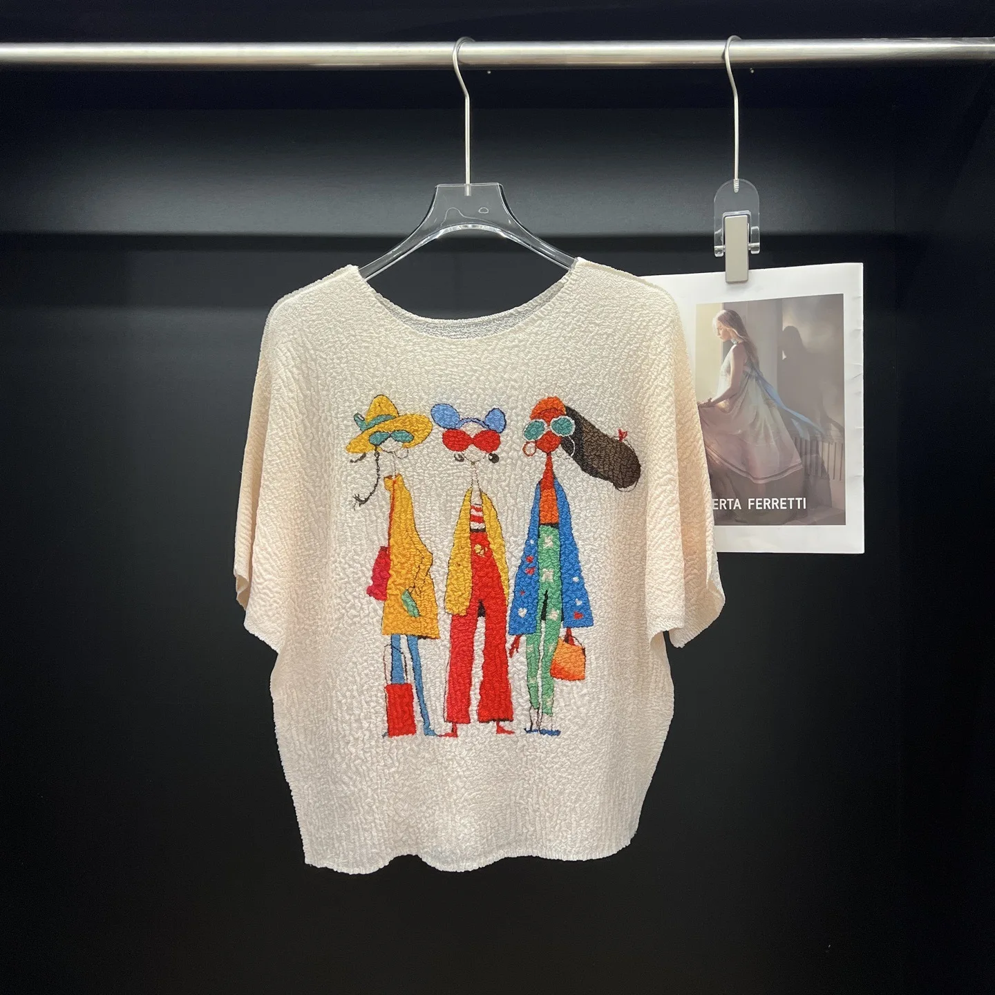 Miyake 2025 Spring/Summer New Fashion and Comfortable PlisseT-Shirt Top Crew Neck Pleated Short Sleeve Women's Clothing