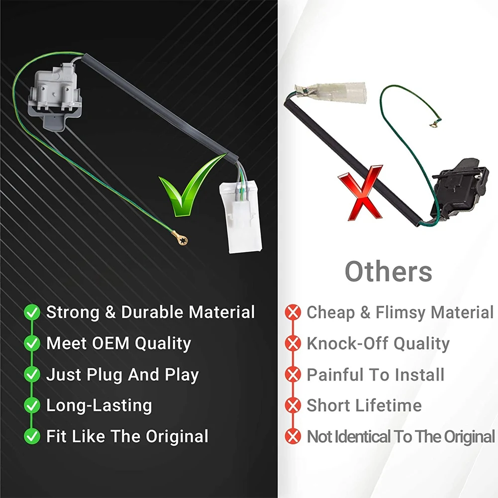 3355806 와셔 뚜껑 스위치 교체 부품, 월풀 & Kenmore 와셔에 적합, WP3355806VP PS11741201