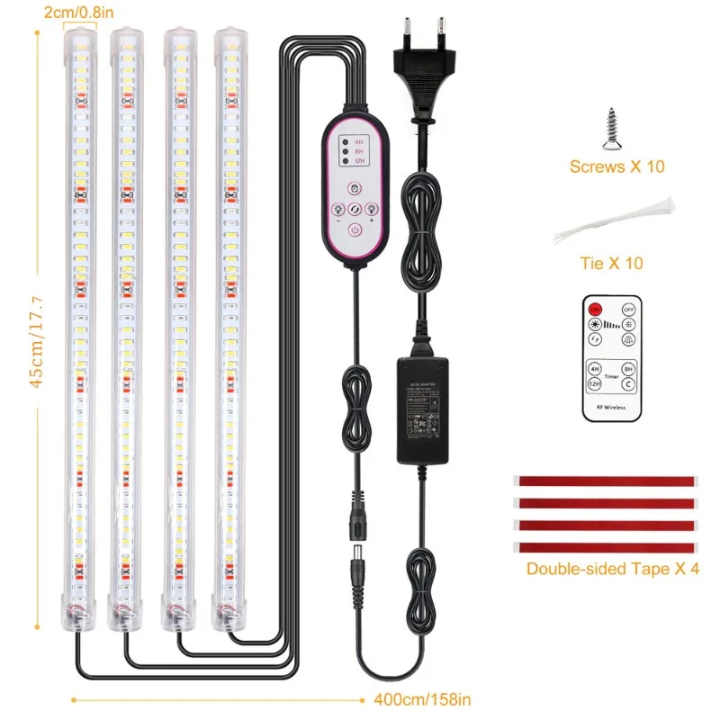Hard strip LED plant light, full spectrum indoor seedling filling light plant filling light
