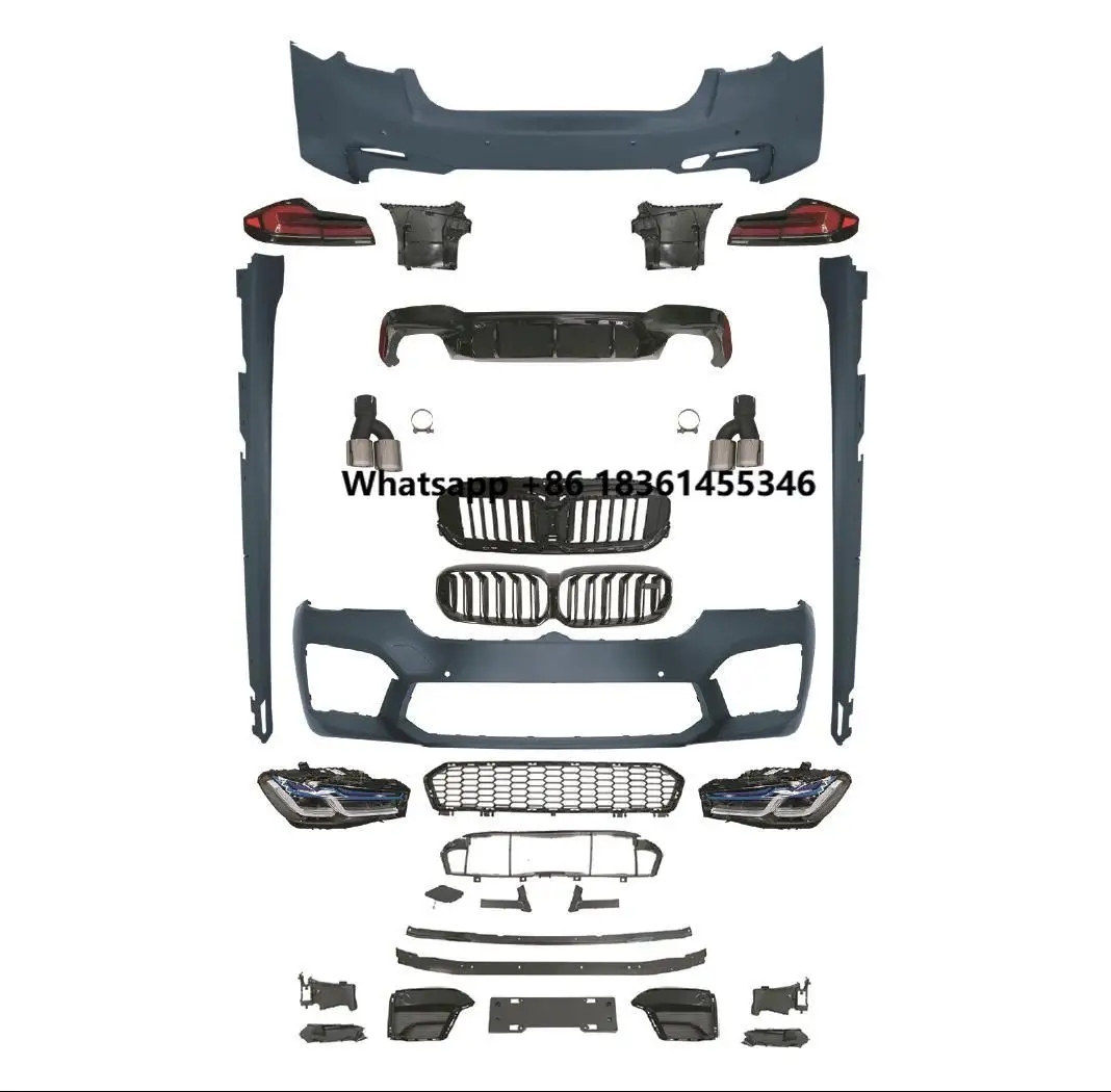 

For 5 Series 2018-2020 G30 Upgrade to 2023 G30 LCI M5 Accessories Bumper Headlight Easy Installation Discount Price Bodykit