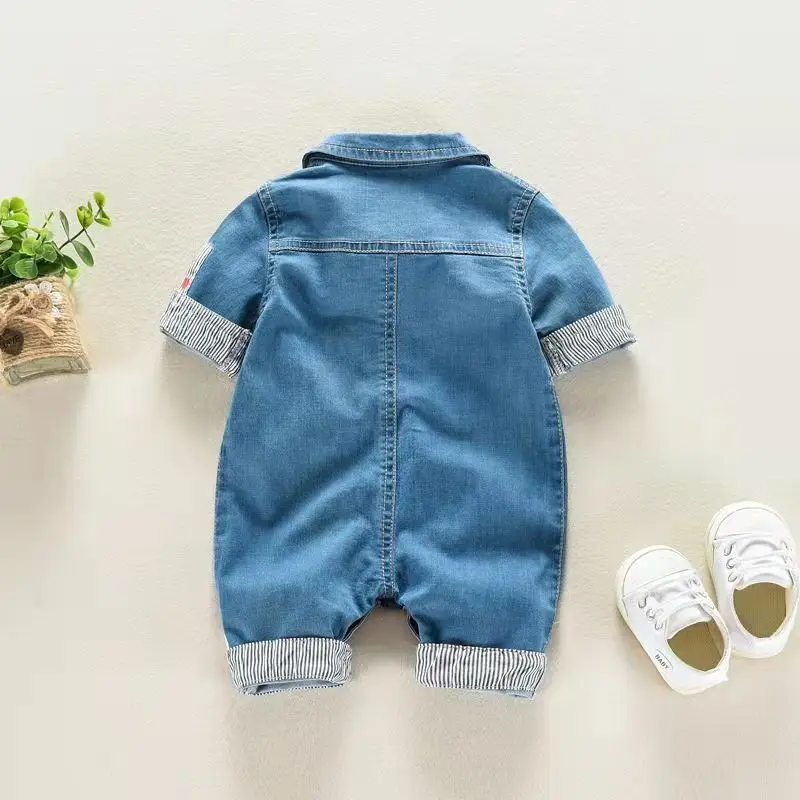 IENENS çocuklar erkek bebek Jumper kız giyim pantolon Denim şort kot tulum yürüyor bebek tulumlar yenidoğan giyim eşofman