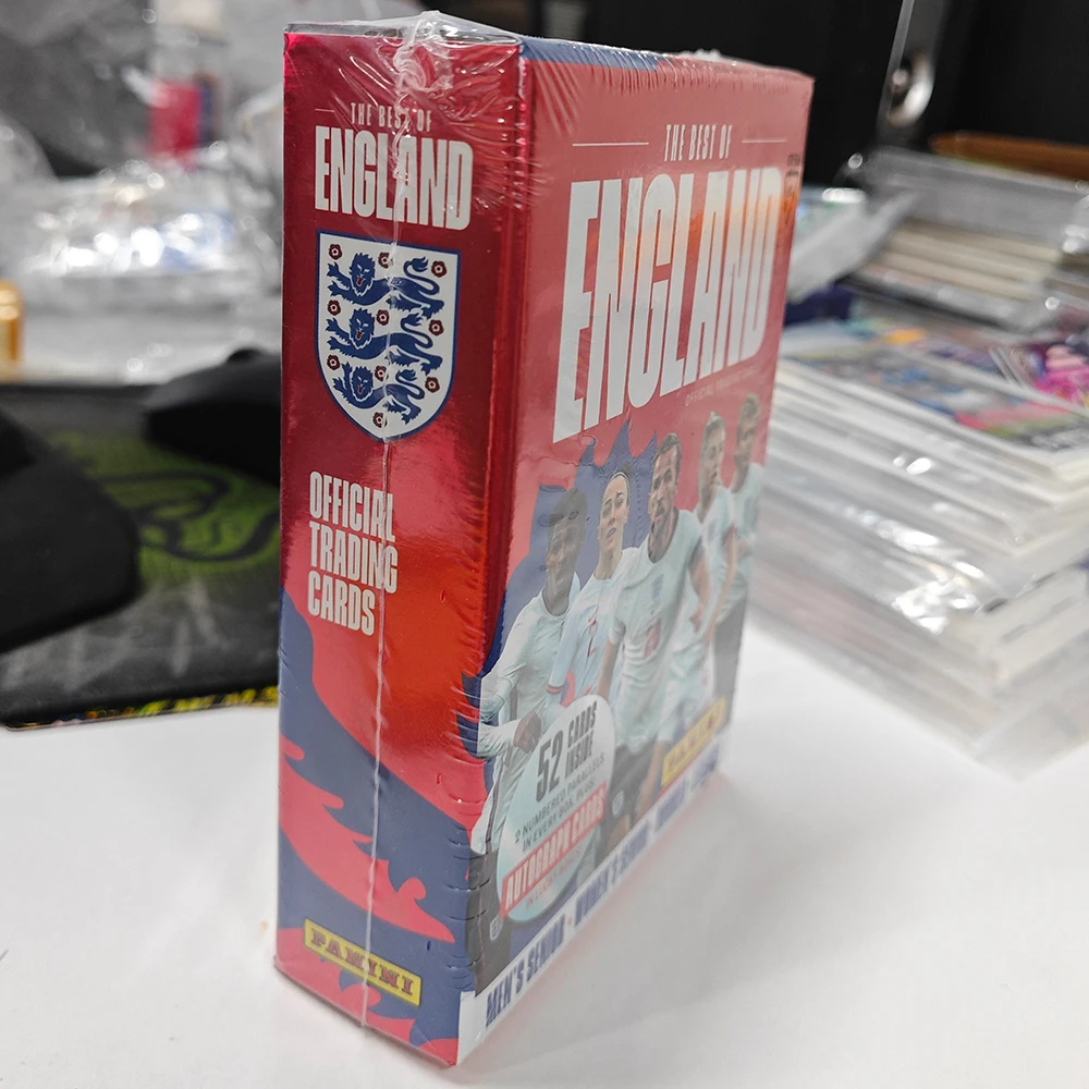 Panini hoja de estaño ciego 52 unids/caja Messi Cristiano Ronaldo David Beckham tarjeta de colección de luz refractada al menos tarjetas refractoras