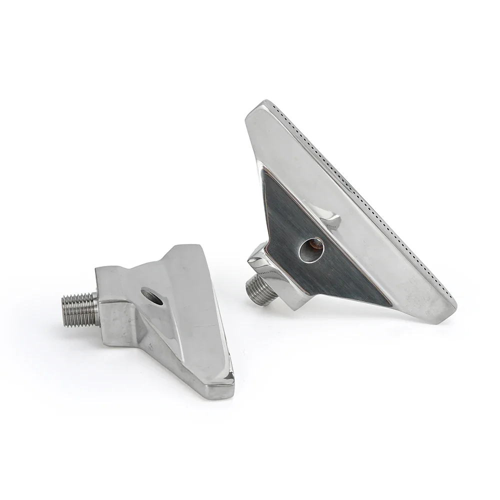 Air Blower Flat Air Nozzle Air Knife Stainless Steel 110/150/300mm Blowing Nozzle 1/4'' 16 Holes Jet Clean and Blow Dry Nozzle
