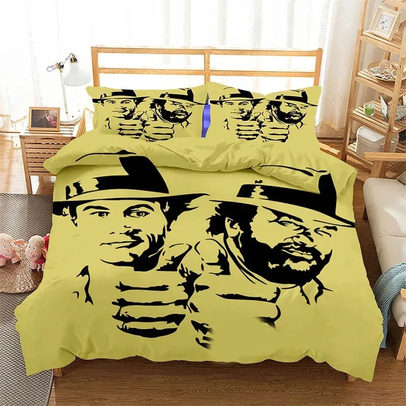 

Bud Spencer Terence Hill Bedding Set Boys Girls Twin Queen Size Duvet Cover Pillowcase Bed Kids Adult Home Textileextile