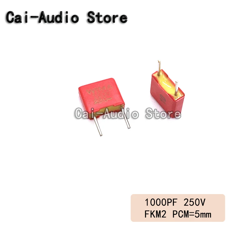 5PCS/10PCS/20PCS/Lot Brand NEW Germany WIMA FKM2 250V 1000PF 250V 102 0.001UF 1nf Film Capacitor 250v1000pf  102 Pitch 5mm 10%