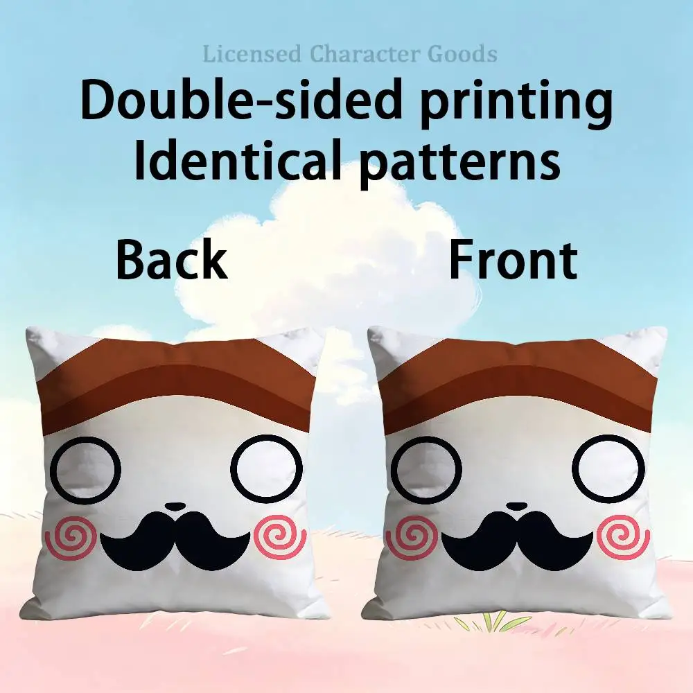 A-Animal H-Hospital Full Face Icon Square PFP Print Cushion Cover Aesthetic Bedroom Decor 30x30 65x65 40x40 45x45 50x50 cm