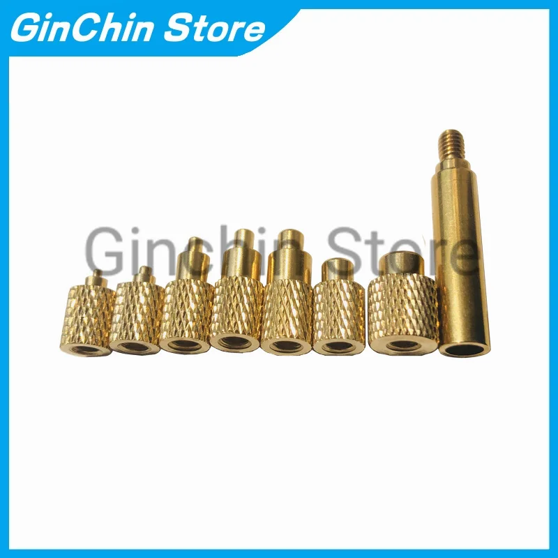 SH72/SH73 Punta per saldatore e dado in ottone hot melt M2-M8 Kit incorporato Set di strumenti di ricambio per inserto riscaldante per parte stampante 3D