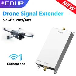 EDUP 20W/10W Drone WiFi Repeater 5.8G Bidirection Amplifier Full WiFi Booster Receive Transmitter Dual Gain Wireless Extender