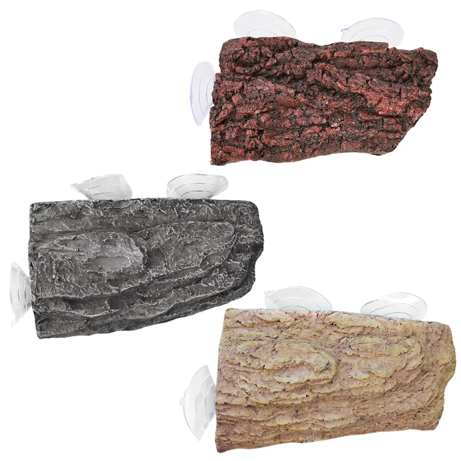 منصة تشمس السلحفاة، منحدر التسلق، حجر الصخر الزيتي، زخرفة حوض السمك، الزواحف #2