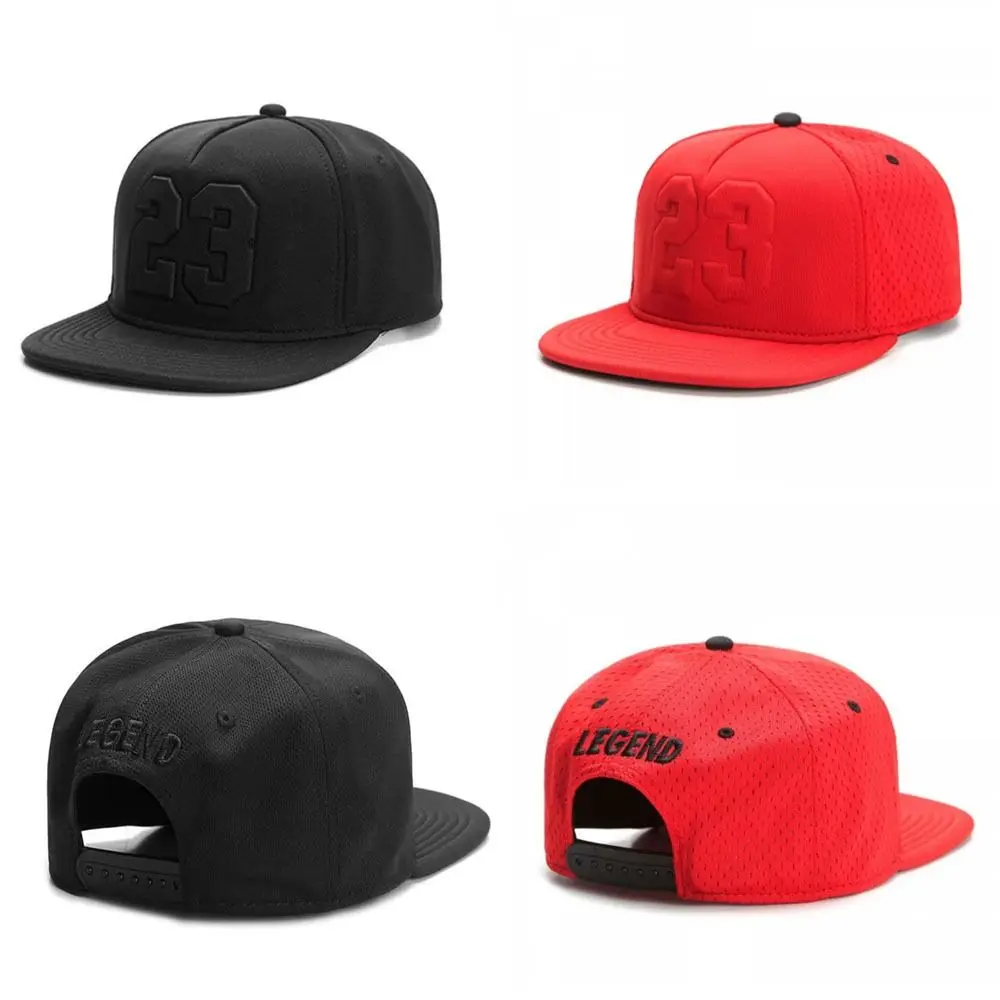 

Casual Number 23 Pattern Men Baseball Cap Adjustable Breathable Trucker Hat Solid Color Hip Hop Hat Unisex