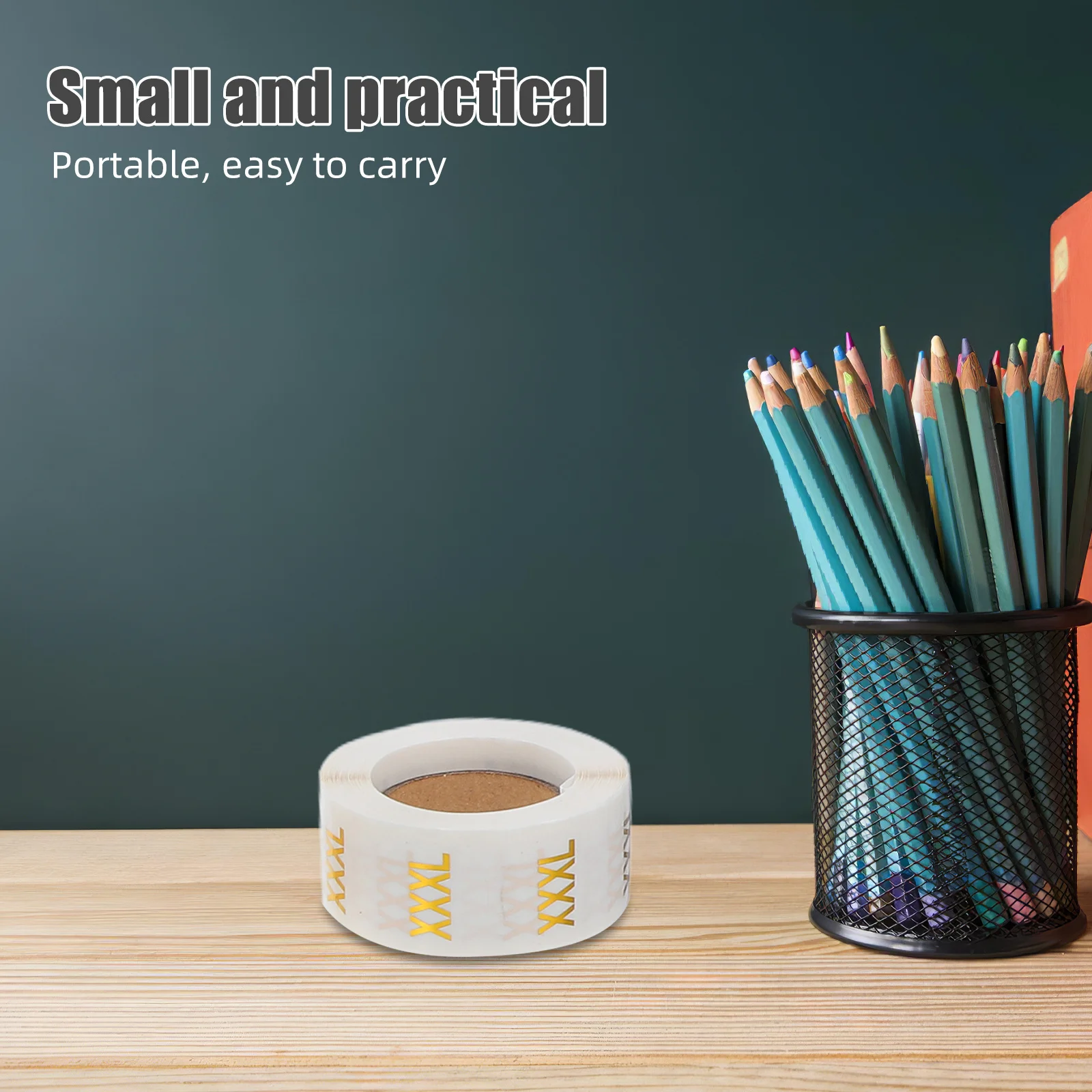 

6 рулонов, 20 мм, S-3XL, этикетки с размерами одежды, водонепроницаемые круглые клейкие наклейки для организации одежды, розничное управление инвентарями