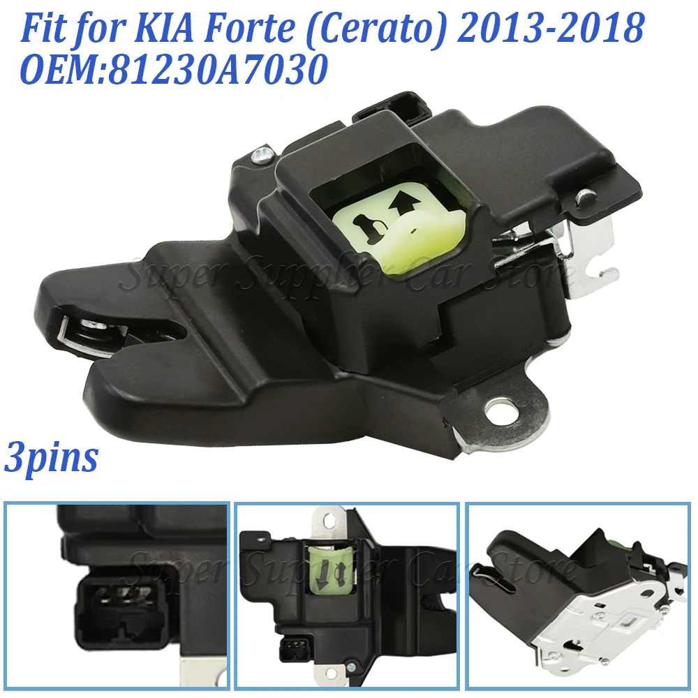 For KIA K3 Cerato Forte 2013-2018 2DR 4DR Entry Latch Lock Assy Trunk Lid & Keyless 81230-A7030 8123A7020 81230-A7020 81230A7030