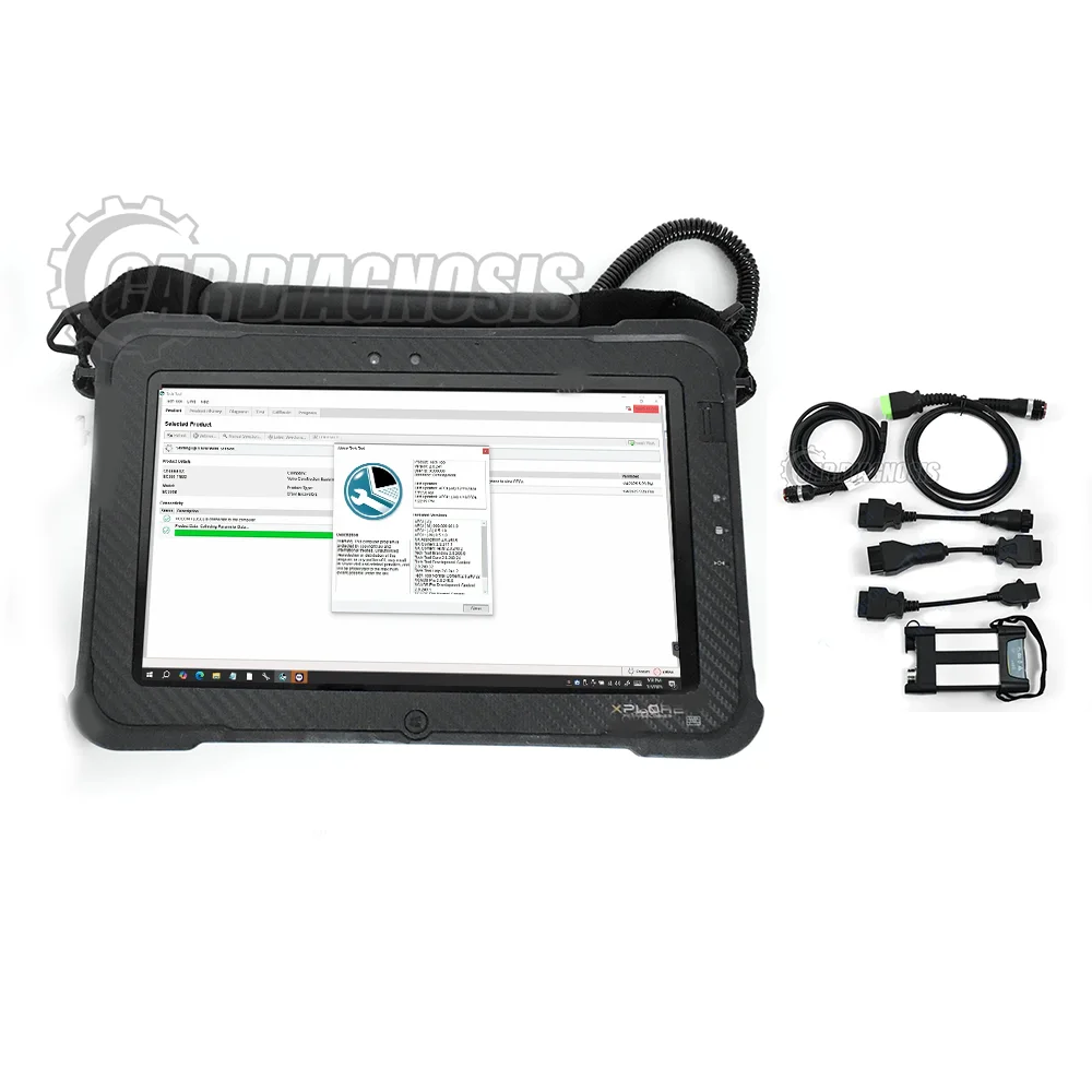 

Xplore tablet 2.8 Ptt tech tool Vocom II 88894000 for VCADS VOCOM 2 EURO6 loader grader Truck Excavator Diagnostic Scanner Tool