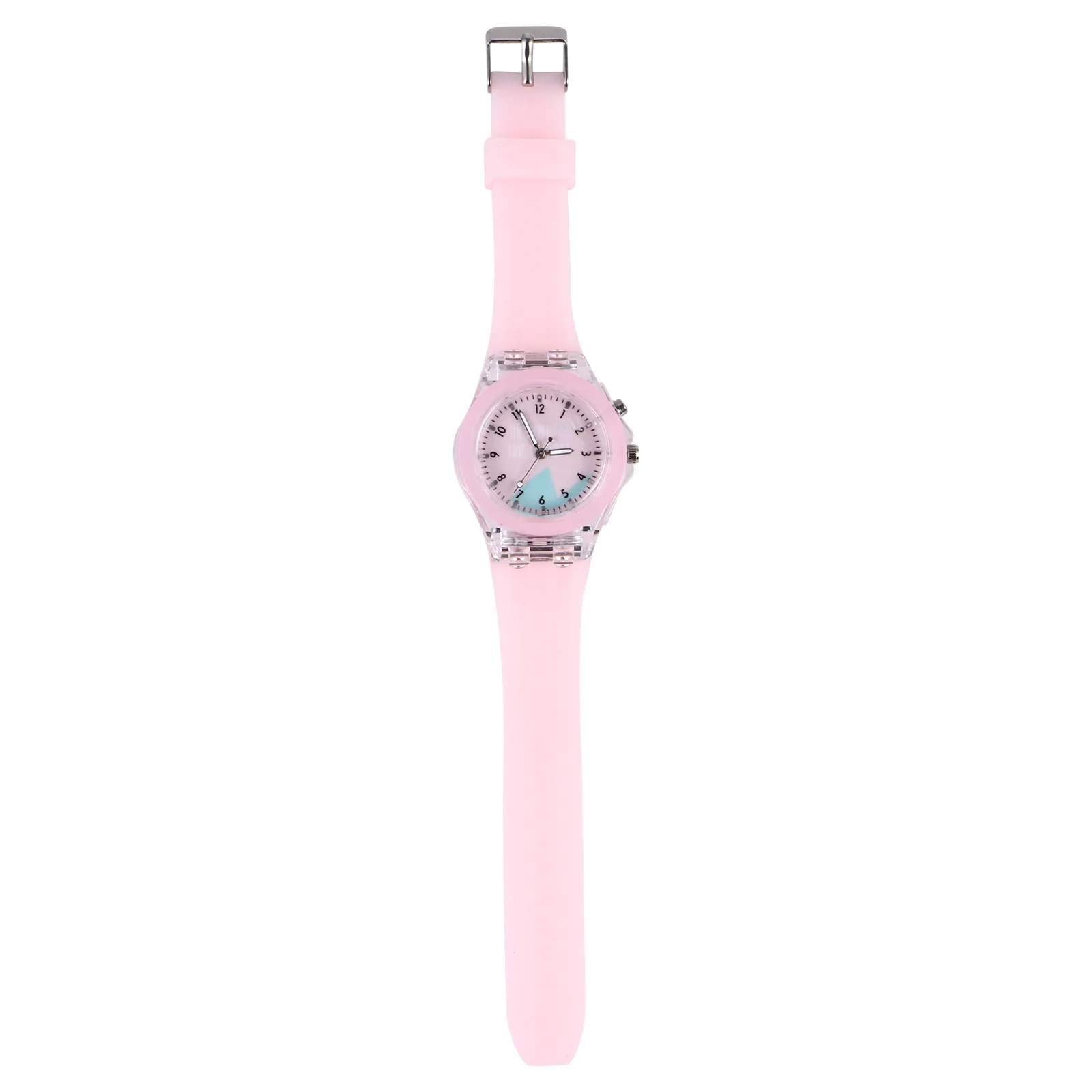 

1 Piece Cartoon Watch Luminous Dial Glow in The Dark Wristwatch Soft Silicone Band for and