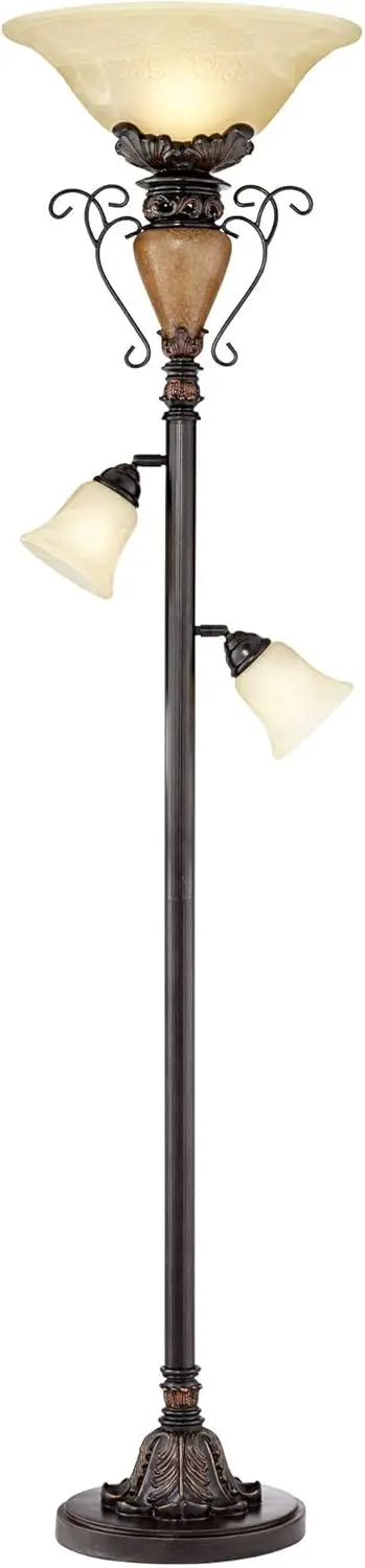 Regency Hill Vintage Traditional Torchiere Floor Lamp Tree 72