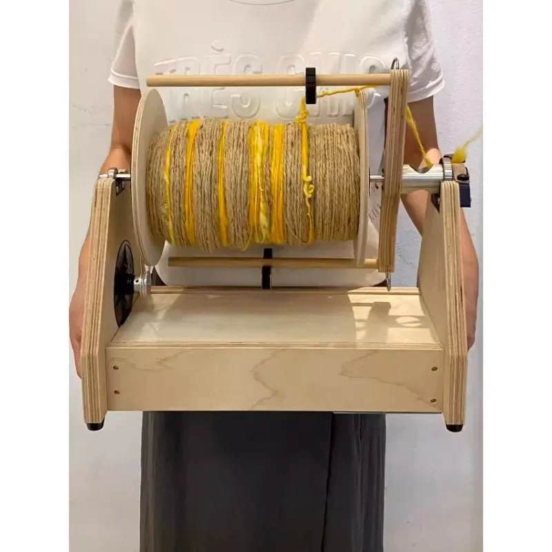1PC Electric Spinning Wheel, Installation-free, Adjustable Speed, Artistic Spinning Wheel, Thick Thread, Yak Hair Handmade