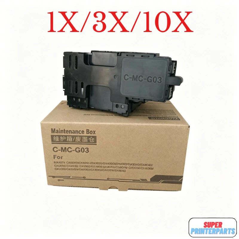 

1X/3X/10X G03 Maintenance ink Cartridge Tank MC-G03 For Canon GX4010 GX4020 GX4030 GX4040 GX4050 GX4060 GX4070 GX4080 GX4090