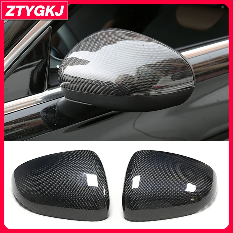 

2 PCS Replacement Type Carbon Fiber Material Rear Mirror Covers For Mercedes Benz S A180 A200L W177 W118 Tuning