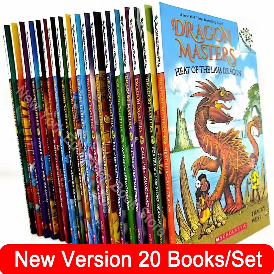 3 Books Dragon Masters Children Books Kids English Reading Story Book Chapter Book Novels for 5-12 Years English Books Livros