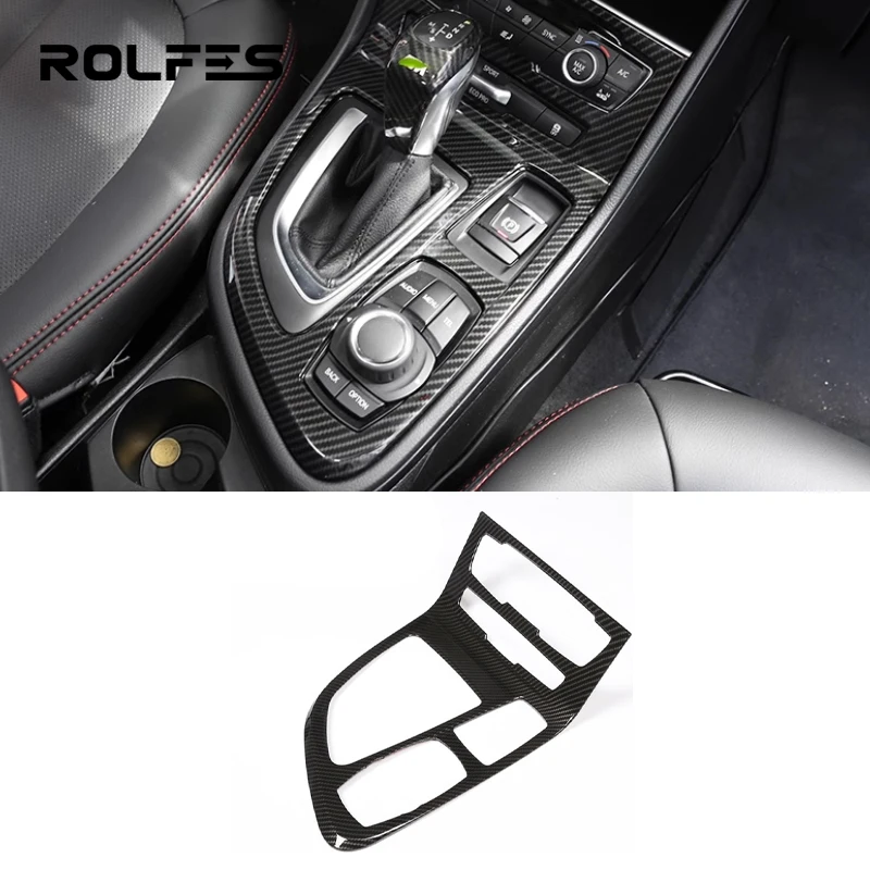 

ROLFES Car Central Control Gear Shift Panel Trim Frame Cover Sticker For BMW 2 Series F45 F46 15-19 Auto Interior Accessories