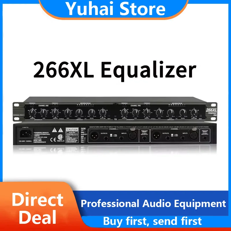 

266XL Sound systems equipment dj audio Professional precision maximizer dual channel compressor limiter 266XL speaker limiter