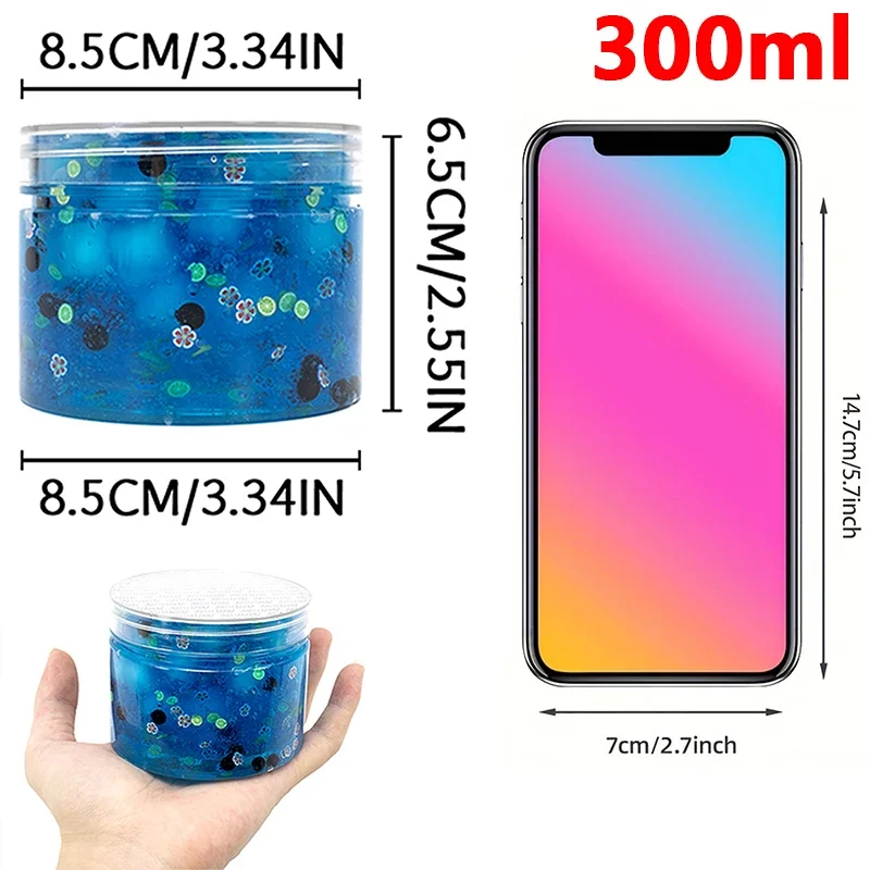 NIEUWE 2025 70/300 ml Grote Capaciteit Knapperige Slime Kit Premade Crystal Slime Set Super Zachte Jelly Cube Slime Party Favor Geschenken