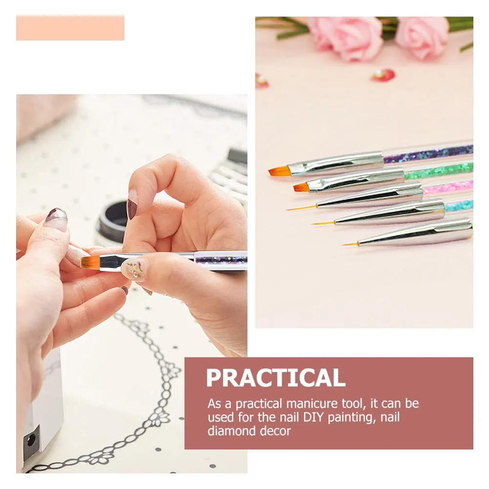 

Ручка для дизайна ногтей, инструменты для нанесения точек, профессиональные кисти, износостойкие аксессуары, принадлежности для самостоятельного изготовления, материал ABS, креативный дизайн, практичный