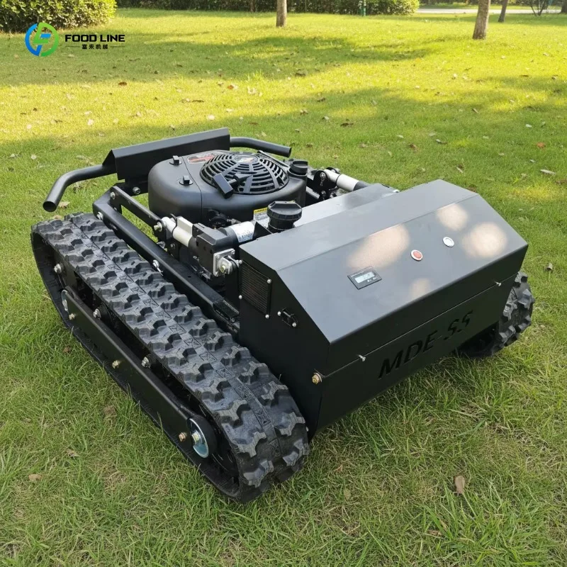 Customized All Terrain Bush Clearing Crawler Mower 600mm Power Output Sweeping Blade for Orchard Landscape Maintenance