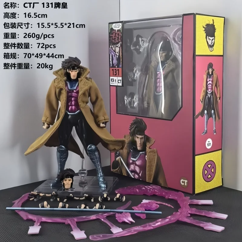 

Лидер продаж Ct Factory Mafex131 Manga Edition X Gambit, высокое качество, совместные мобильные фигурки, модель игрушки, сюрприз, крутые подарки