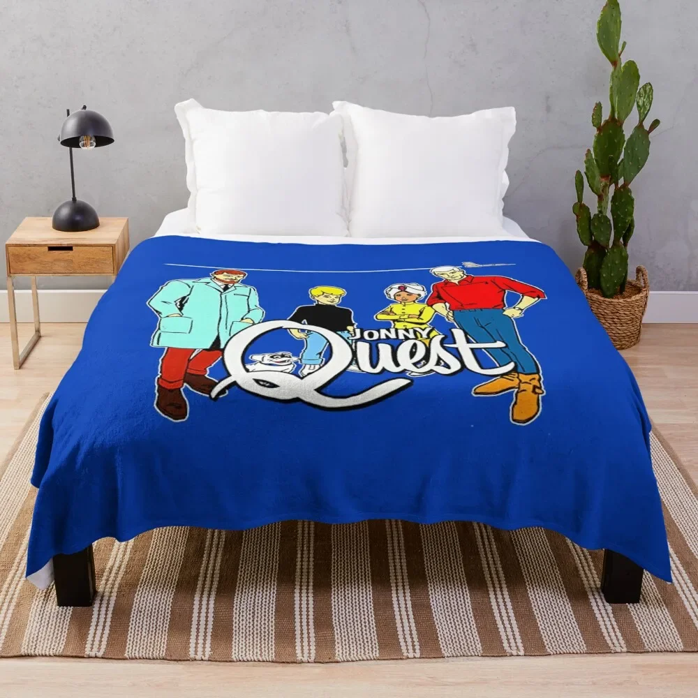 

Jonny Quest, non-distressed Throw Blanket Plush Fuzzy Cozy Blanket for Couch Sofa