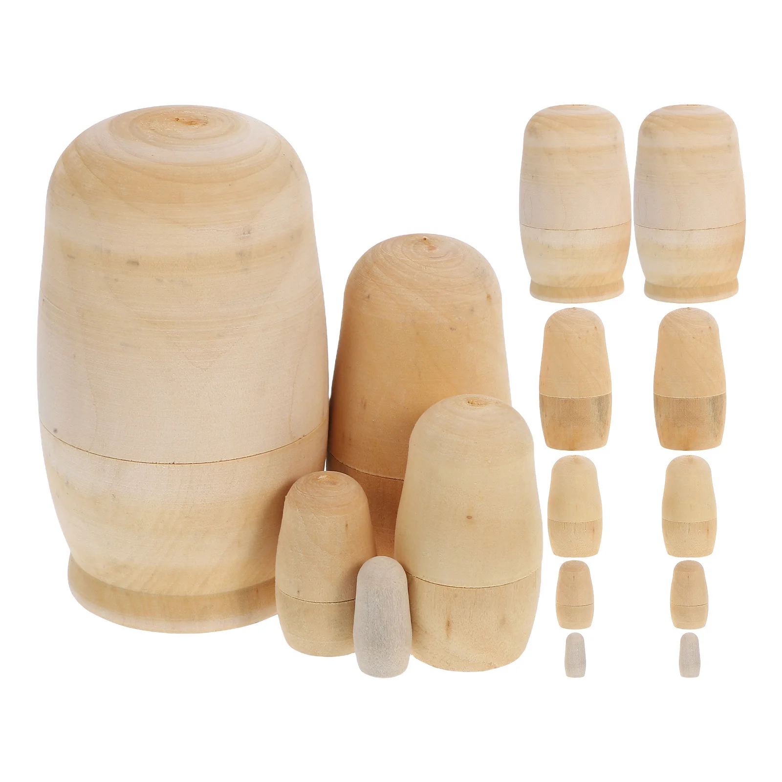 

Набор для творчества: 3 белых деревянных куклы-матрешки, набор для раскрашивания (неокрашенный), креативный подарок для детей, развивающая художественная игрушка, декор для рабочего стола, сделай сам