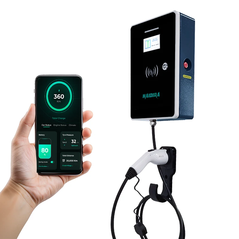 

7kw AC Wallbox Electric Car Charger Pile Wholesale Price Floor-mounted Charging Station EV Charger