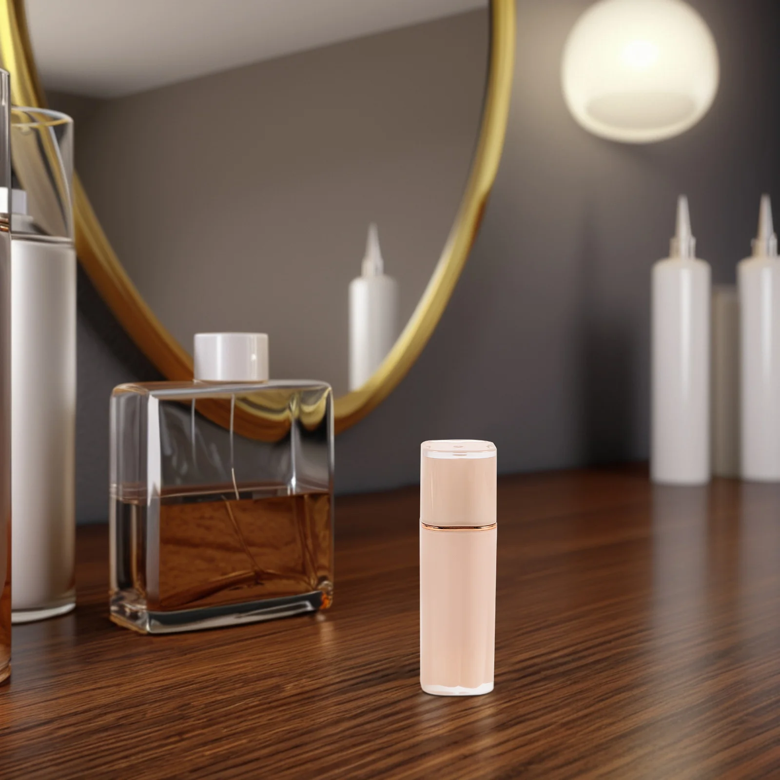 أنبوب أحمر شفاه بلاستيكي متين، حاويات فارغة محمولة لآلية إغلاق أداة مكياج ملمع الشفاه #1