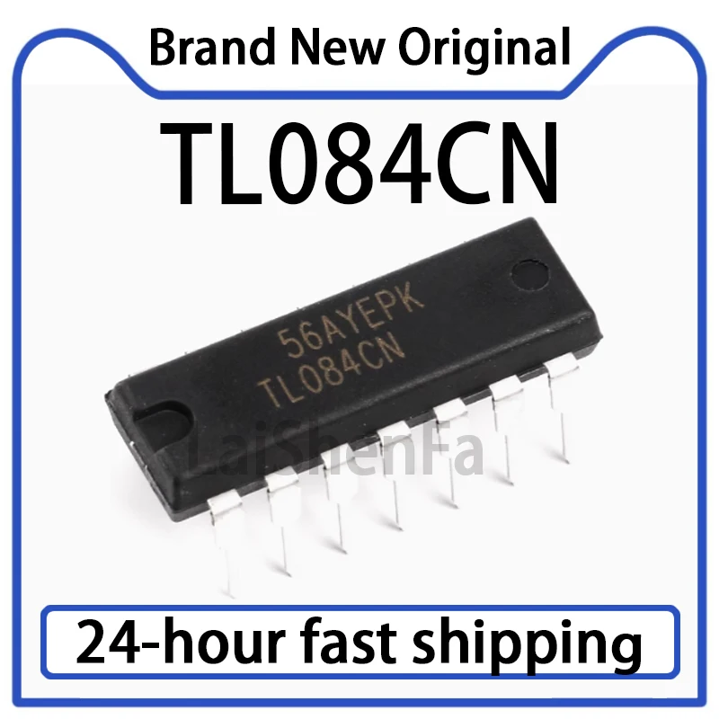 10PCS TL084CN Direct Insertion DIP-14 Quad Operational Amplifier Chip Original Stock