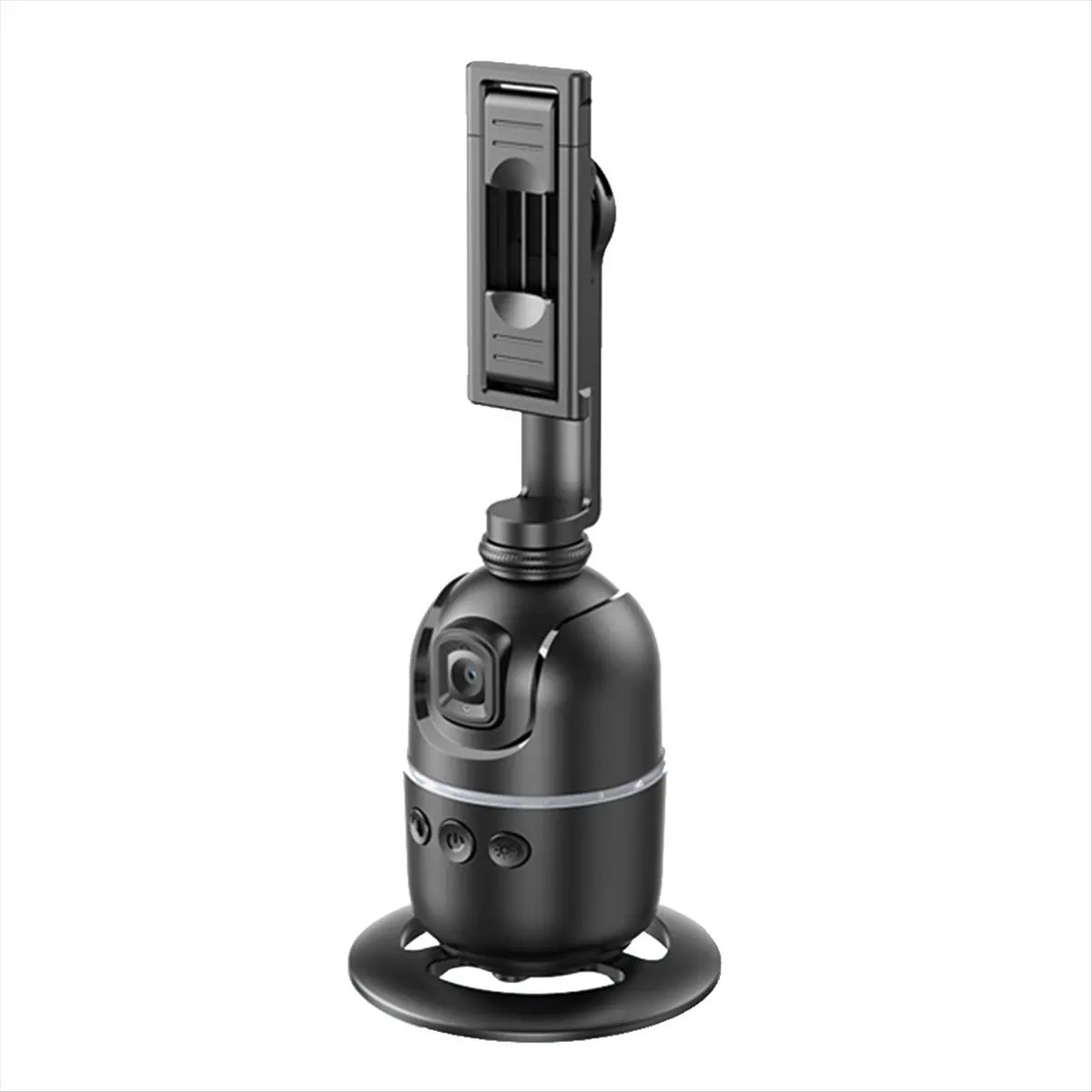 popop NEW P03 Pro 360 Rotation Gimbal Stabilizer AI Following Face Tracking Desktop Gimbal PTZ for Smartphone Live