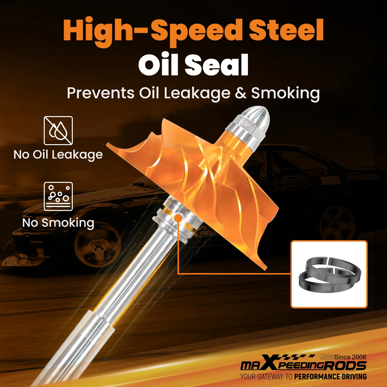 خرطوشة سباق توربو 660 حصان محمل كروي سيراميك مبرد بالماء 1.4-3.0L #6