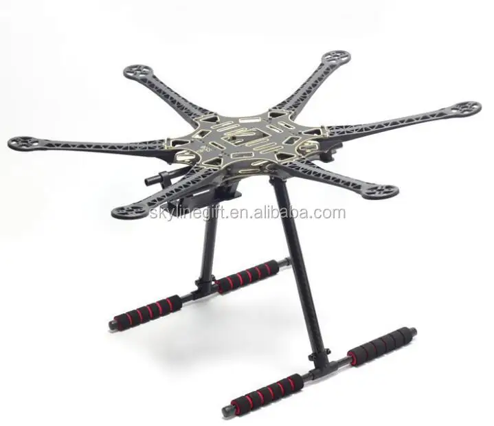 ترقية مجموعة إطار Hexacopter ، معدات هبوط غير قابلة للكسر لطائرة بدون طيار رباعية المروحية FPV ، S550 F550