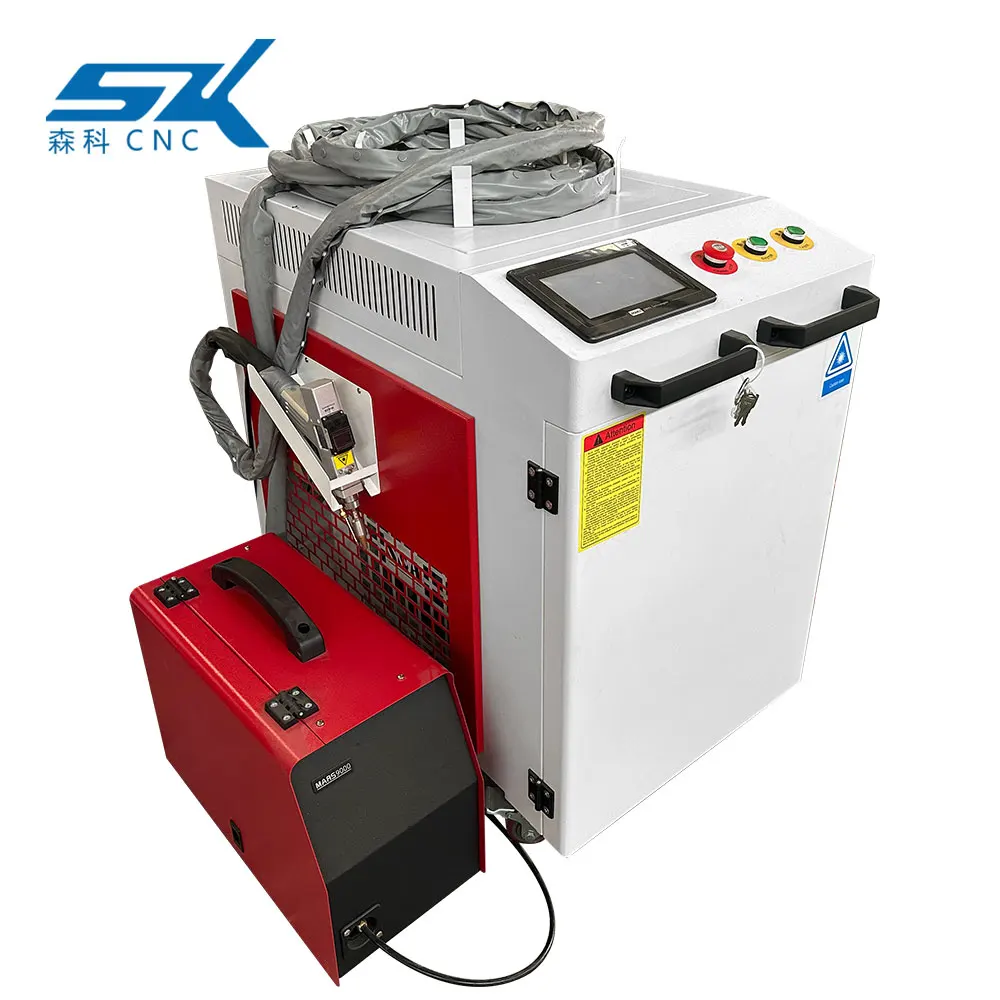 

Small Handheld 1500w 2000w 3000w 1-6mm thickness 4 in 1 Fiber laser welding machine for metal gold stainless steel aluminium