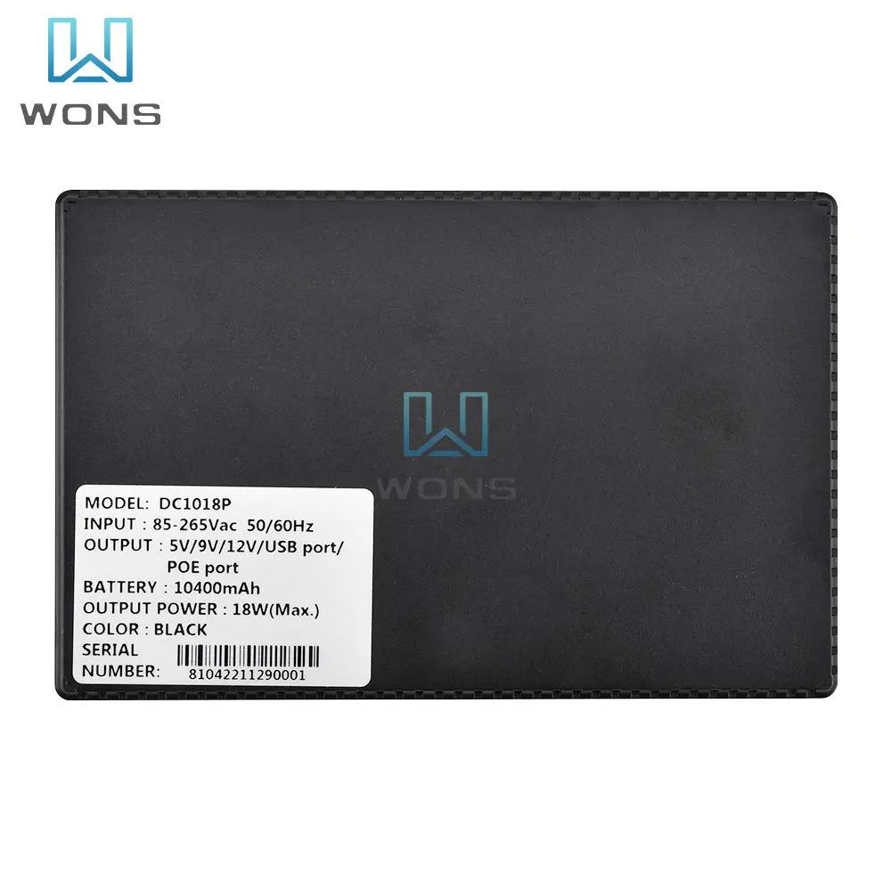 UPS Uninterruptible Power Supply 10400mAh 5V 9V 12V 2A 15V 24V 1A Battery Backup Unit Output for Wireless Router EU Plug