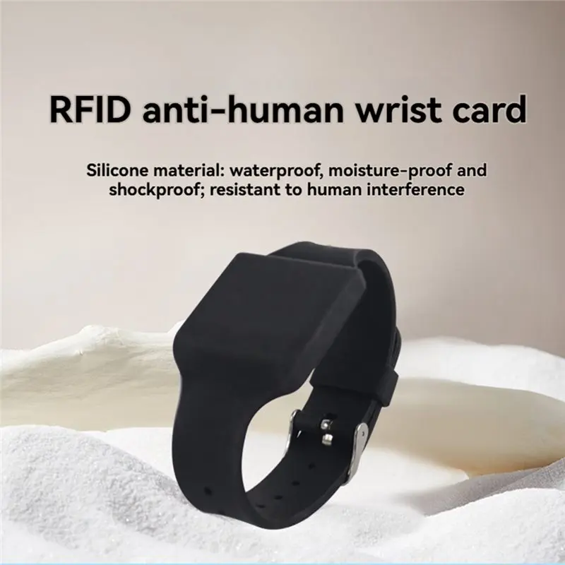 2026 New RFID Wristband Tag 6M Long-Range Electronic Wristband Immunity 860-960Mhz IP68 Waterproof Human Interference
