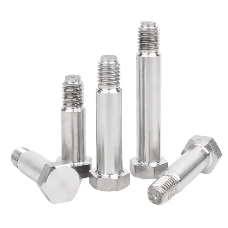 304 Stainless Steel Hinged Bolts GB27 Outer Hexagon Plug Shoulder Screws M6 M8 M10 M12 M16 M20 M24