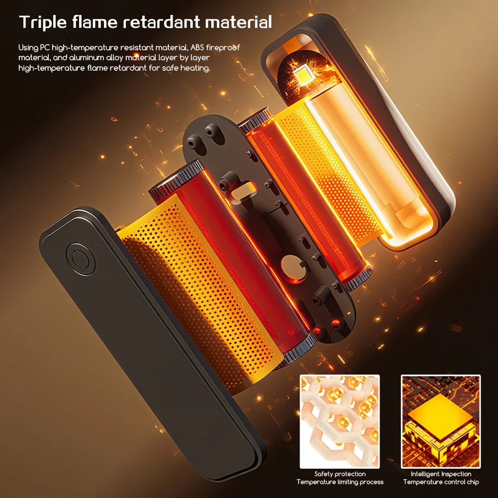 Pro 2 In 1 Rechargeable Hand Warmers Innovative 2 In 1 Magnetic Split Design For Shared Warmth. For Cozy Home Relaxation
