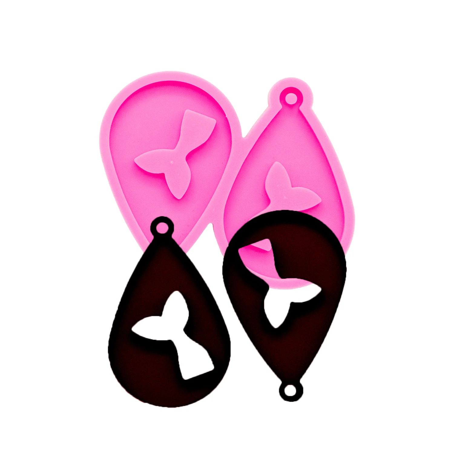 Unicorn Mermaid Silicone Mold Mini Fantasy for Epoxy Resin DIY Earring Pendant Necklace Charm Jewelry Making Tool