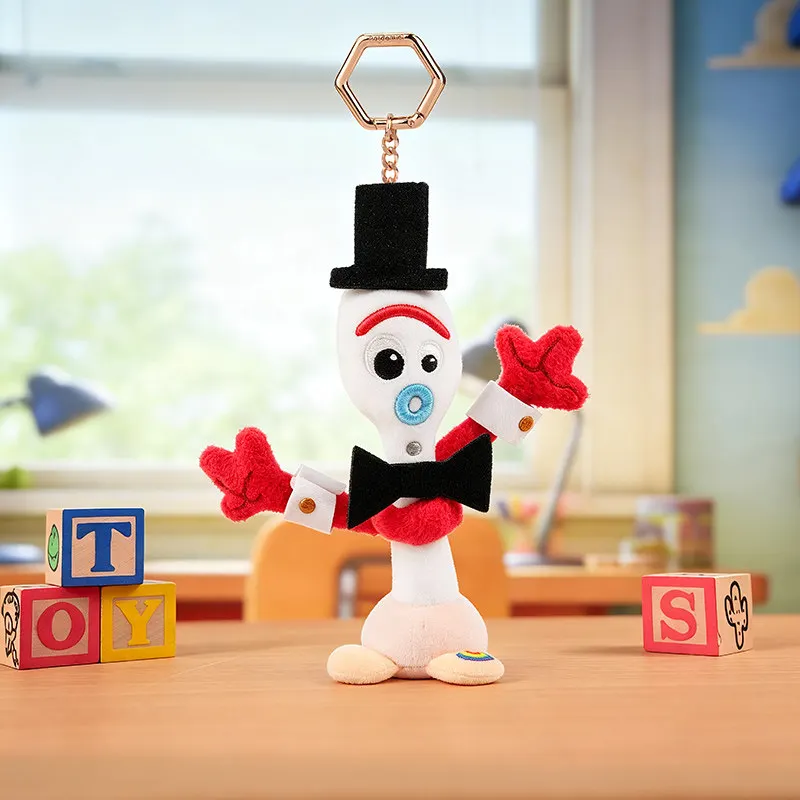 Potdemiel Toy Story Forky Knifey Plush Keychain Cute Cartoon Doll Bag Pendant Soft Charm Couple Ornament Valentine's Day Collect view 4
