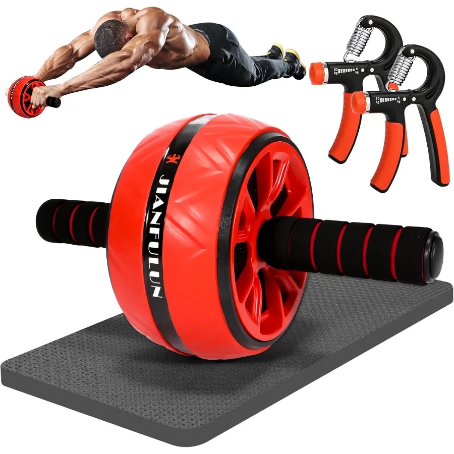 

Тренажер-роллер для пресса: эффективное оборудование для тренировки мышц кора из прочного материала, черный цвет