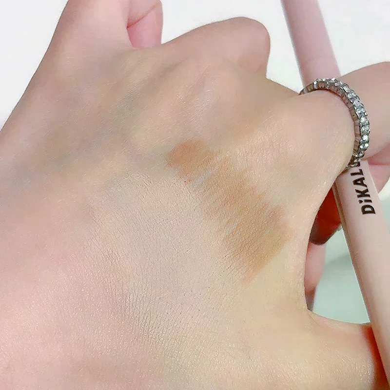 2-in-1 Lying Silkworms Eye Pencil Smudge-Proof Pink Shadow & Shimmer Highlighter Brighten Aegyo Sal Stick Korean Cosmetics