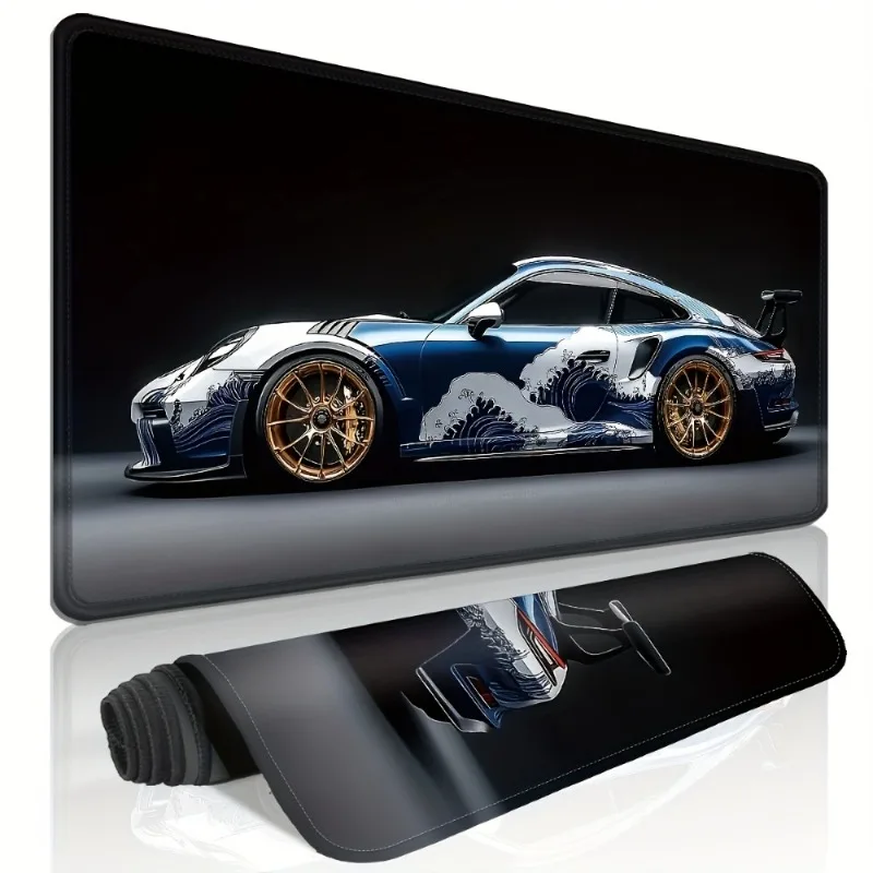 Greative автомобильный коврик для мыши, большие игровые аксессуары, крутой механический коврик для клавиатуры, расширенный офисный настольный коврик, нескользящий, высокое качество