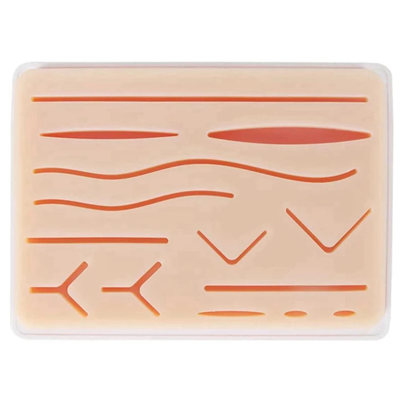 Upgraded Large 3-Layer Suture Pad With Wounds For Practicing Suturing - Not Easily Separate, Tear Or Rip