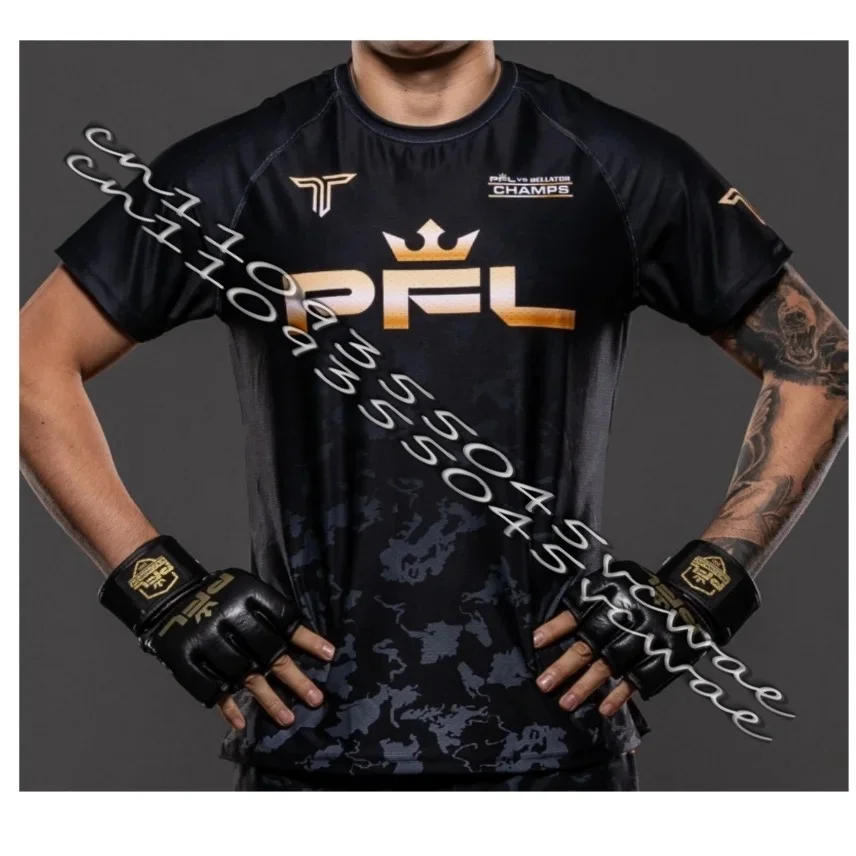 

2026 Verano Transpirable PFL Jersey Hombres Mujeres Ropa Casual Round Neck Short Sleeve Breathable Men's T-shir Top Moto