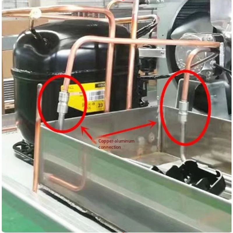 Quick-close Composite Ring Copper Aluminum Pipe Welding-free Special Joint Refrigeration Maintenance Tool